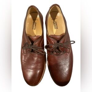 Johnston & Murphy Brown Lace Up Leather Dress Shoes Size 9.5